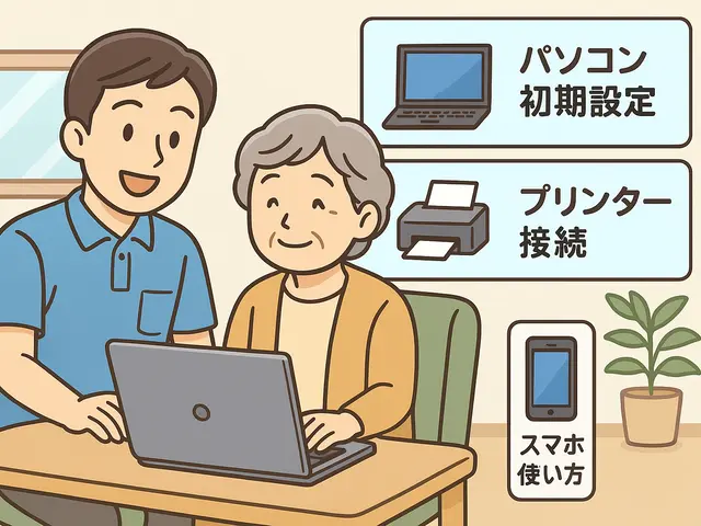 PC設定経験2000件以上！真心込めた丁寧な対応で安心をお届けサービスの画像