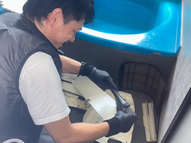 環境によって洗剤を使い分け◆複数台割引あり☆土日限定で女性スタッフ同行いたしますサービスの画像