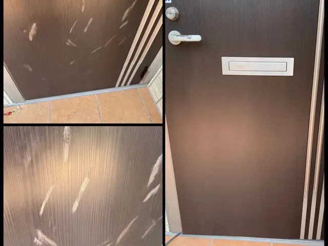 【思い出が沢山詰まった玄関ドア　交換せずに綺麗にします】キズ凹み補修、再塗装などサービスの画像