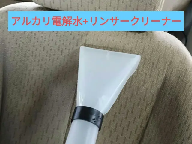 ★車内まるっと洗浄【業務用リンサー】と【安全性の高いアルカリ電解水】《佐賀市発》サービスの画像