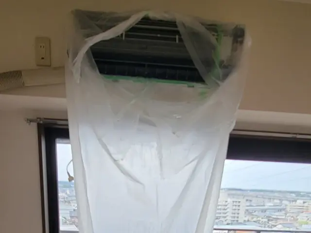 浴室や洗面台で作業は致しません!バケツに水を入れさせていただくだけでOKです。サービスの画像