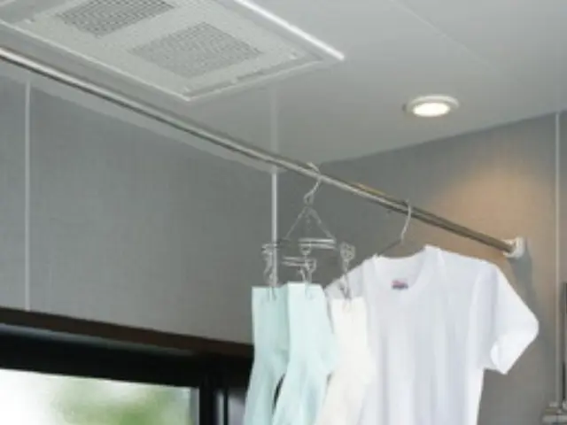 室内ランドリーパイプ取り付けサービスの画像
