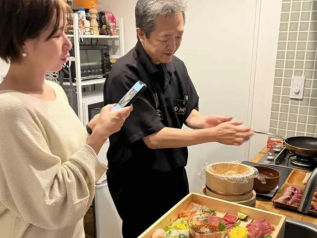 寿司20年・和食15年の職人技術でご自宅に本格料理をお届け