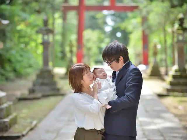 祝着レンタルもOK。お参り中の撮影はもちろんロケーション撮影も時間内で撮影します