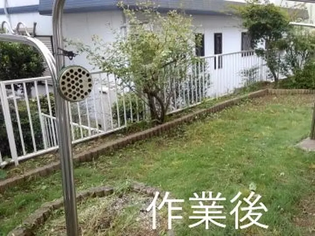 お庭や畑回り、アパートの共有部分や空き家などの草刈り。土日対応で実績多数あり。サービスの画像