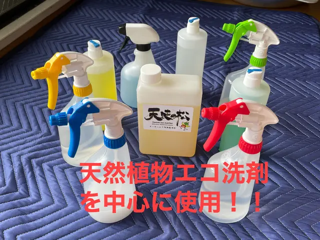 『猫・犬ちゃんにも安心』天然エコ洗剤【非喫煙者】◎暖房を使う前にクリーニング！サービスの画像