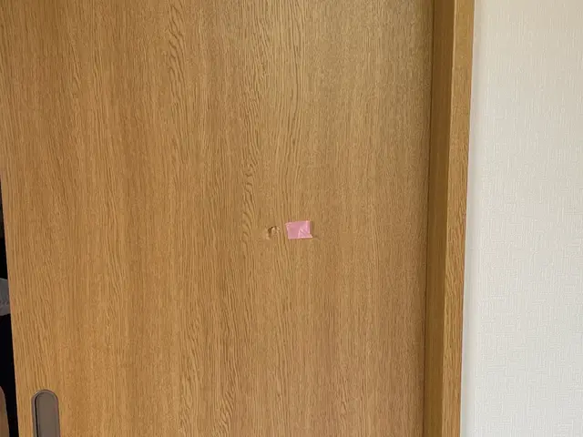 【住宅業界３０年】建具（ドア・引戸）の傷、剥がれ、凹み、穴等を補修いたします！サービスの画像