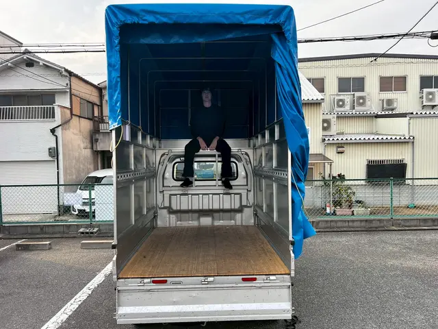 格安少量引越し！引っ越し経験６年以上！ホロ付き軽トラック高さ195cm~サービスの画像