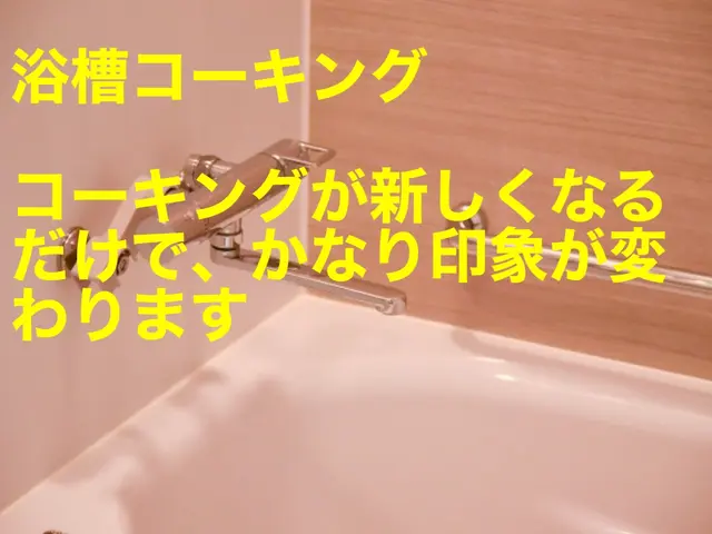 ★業界歴20年★新しいシーリングでお風呂の印象激変します！！サービスの画像