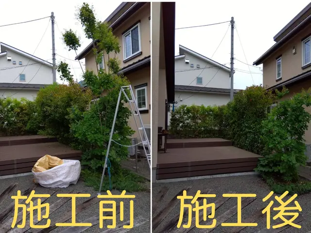 ９月空き有！お庭を綺麗にしませんか？営業時間外対応◎施工後ご相談もお任せ下さい！サービスの画像