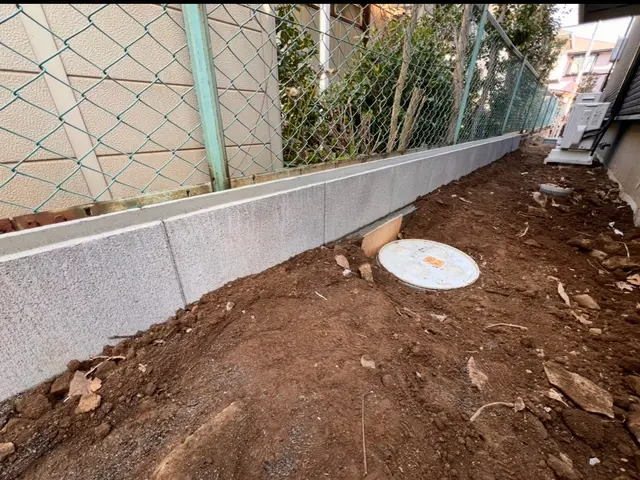 フェンス、ブロック設置、外構工事サービスの画像