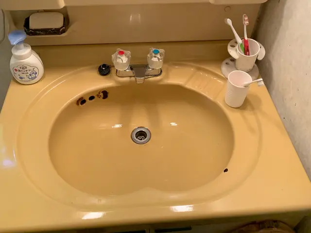 〈洗面台一式クリーニング〉洗面化粧台ピカピカ清掃！サービスの画像