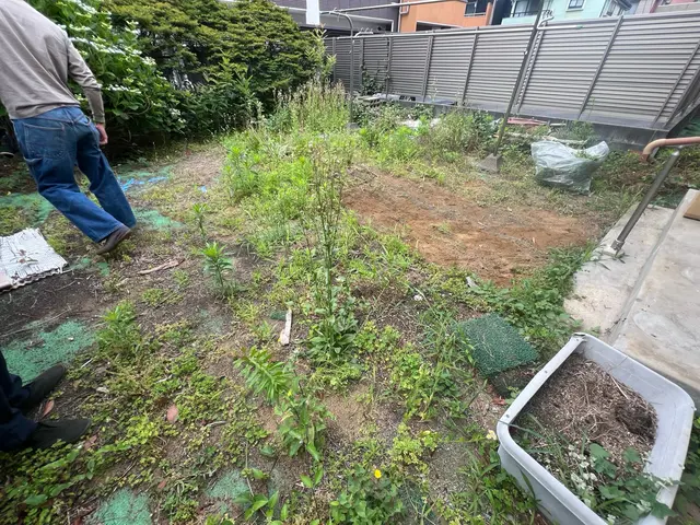 【人工芝代込み】お庭を綺麗に変化させます！BBQやドッグランお庭を楽しいに！サービスの画像