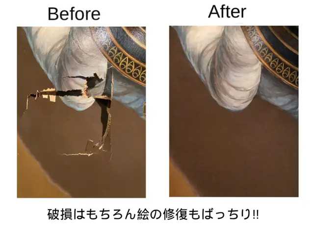 ◤自然な仕上がり◢絵画修復14年の技術で壁の傷を部分補修◎技術は他店に負けませんサービスの画像