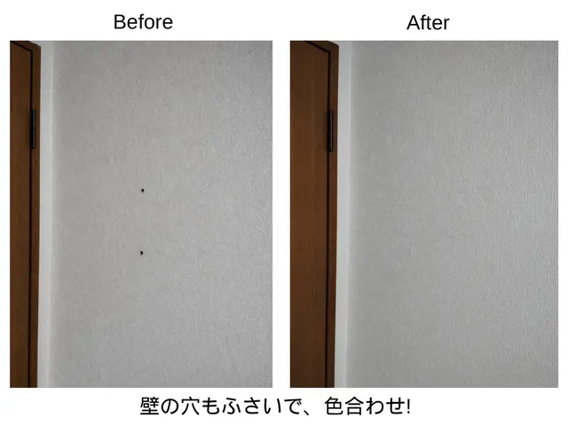◤自然な仕上がり◢絵画修復14年の技術で壁の傷を部分補修◎技術は他店に負けませんサービスの画像