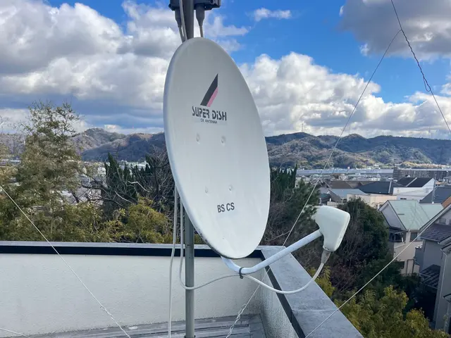 不用なアンテナを撤去致します。サービスの画像