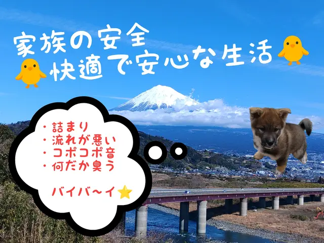 ❝ぼったくり撲滅❞　詰まりや悪臭が改善したと嬉しいお声！当店は室内⇔屋外経路込みサービスの画像