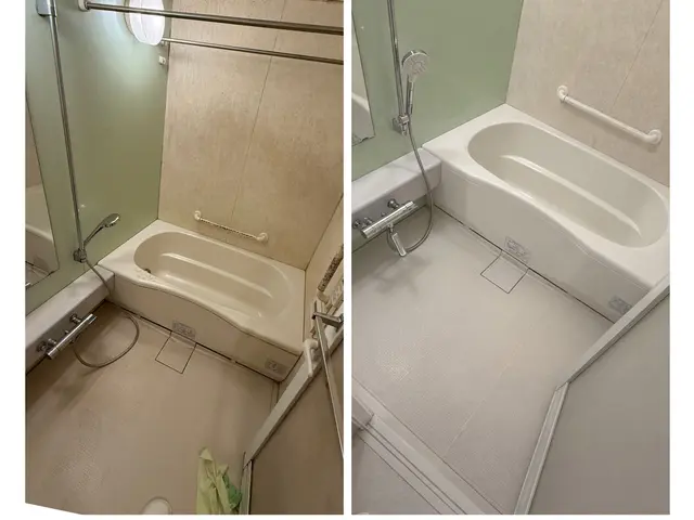 初めての方も安心！気さくでやさしいスタッフが丁寧に行う浴室クリーニング♪サービスの画像