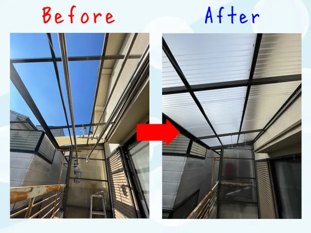 パネルや波板の交換、脱着のみでもOK♩まずはお問い合わせください♩サービスの画像