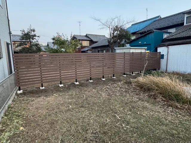 プライバシーを守るフェンス施工サービスの画像