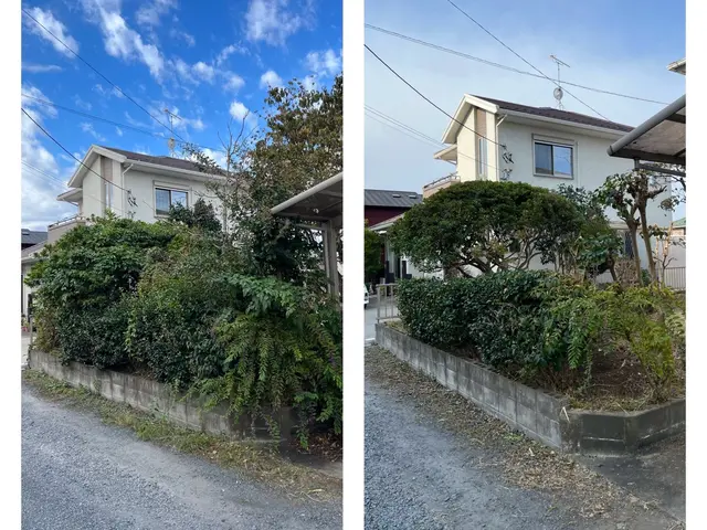 茨城県石岡市発◎剪定、伐採、刈込み作業の事ならお任せください！サービスの画像