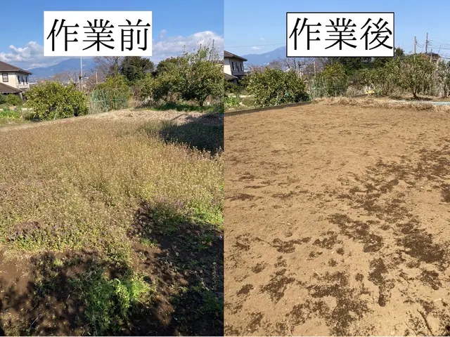 仕事の早さ◎クレカ対応OK◎丁寧で綺麗な仕上がり◎荒れたお庭でもお任せくださいサービスの画像