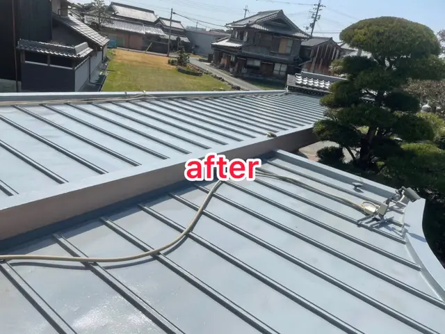 地球沸騰化時代！アツアツ鉄板屋根には断熱塗料で快適空間へサービスの画像