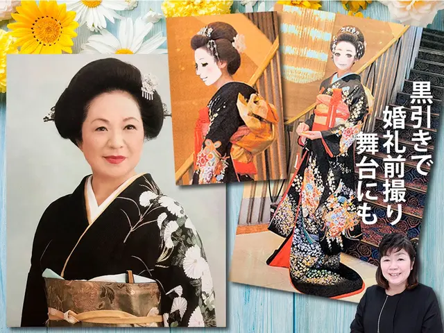 楽で着崩れしない美しい着付けとヘアセット！和髪も洋髪も新日本髪もお任せ下さい！サービスの画像