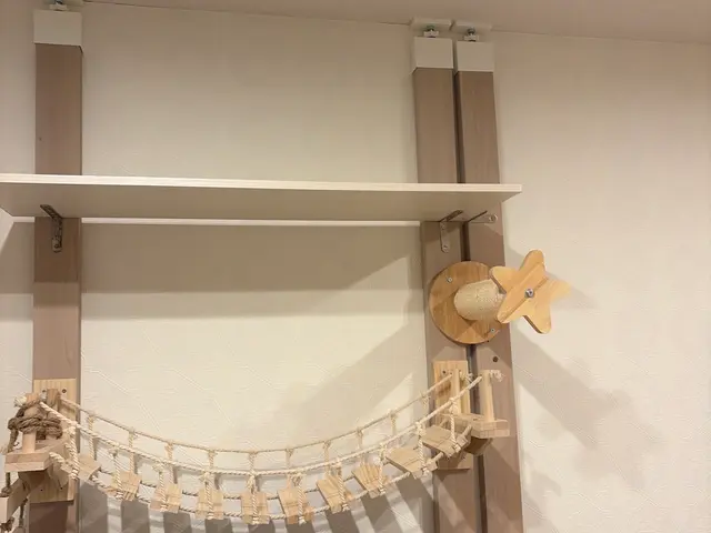 キャットタワー組立、その他高い場所へ登れる施設を大工経験ある私達にお任せくだサービスの画像