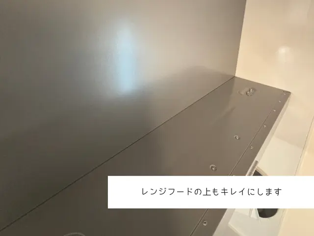 お子様がいらっしゃるお客様大歓迎◎忙しいママもニッコリ、レンジフードをピカピカにサービスの画像