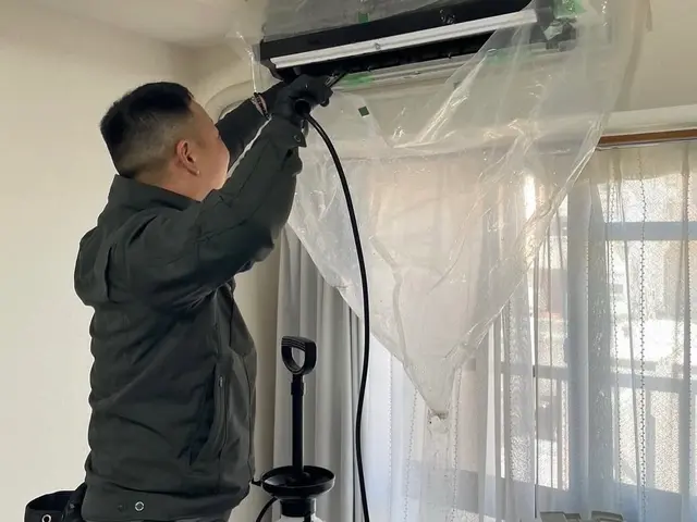 高圧洗浄でエアコンクリーニング！ハイクオリティなサービスを提供！複数台割引あり！サービスの画像