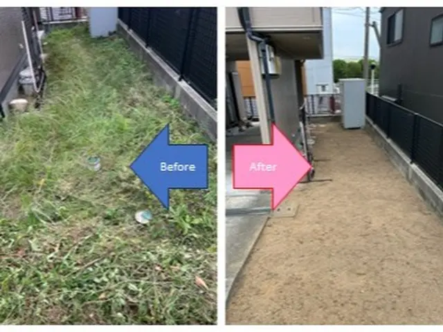 【現金決済の方：除草剤無料】明るく誠実に丁寧な草むしり｜明朗会計｜剪定対応サービスの画像