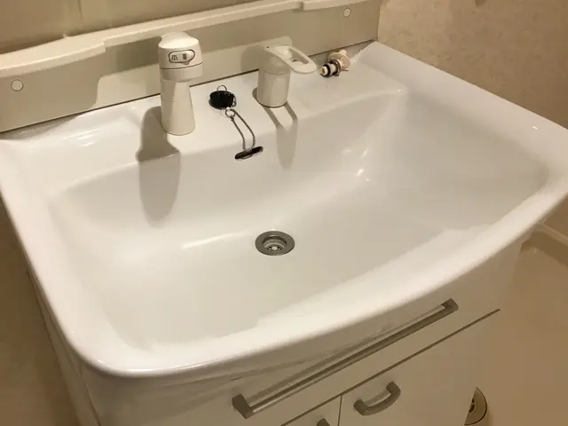 カビ、石鹸カスで汚れた洗面所もピカピカに！女性スタッフ同行可能◎サービスの画像