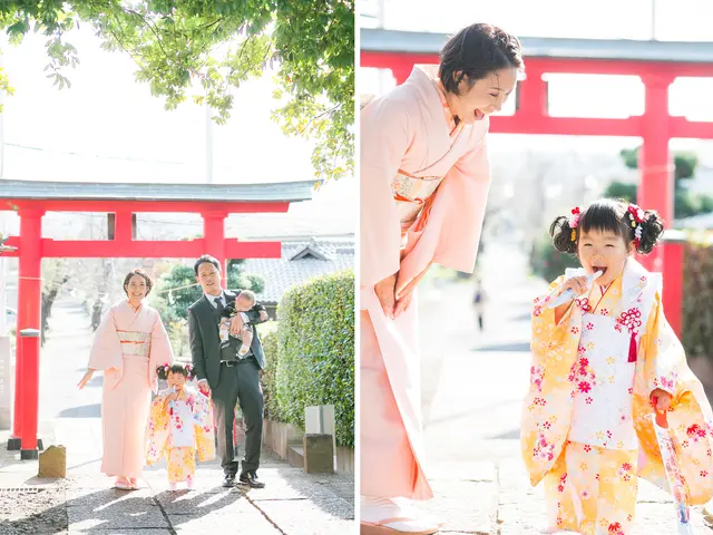 お子様との大切な時間を写真で残します！番傘無料貸出。楽しい撮影を！！！サービスの画像