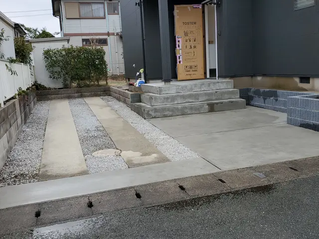 駐車場の施工/ 駐車場の土間コンクリート施工サービスの画像