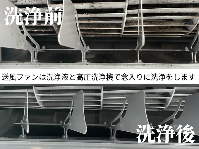 表からは見えないカビを撃退！エアコンを徹底洗浄して健やかな生活をお届けします！サービスの画像