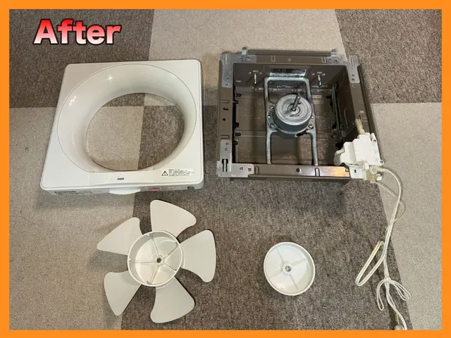 【追加料金なし】換気扇（レンジフード）の油汚れをスッキリ！ピカピカに！サービスの画像