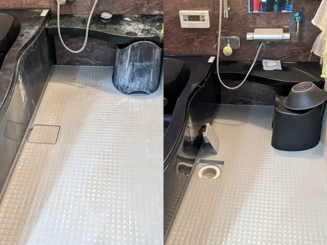 【千葉】鏡ポリッシャー磨きでうろこ除去！◇防カビコート対応！♢鏡コーティングサービスの画像