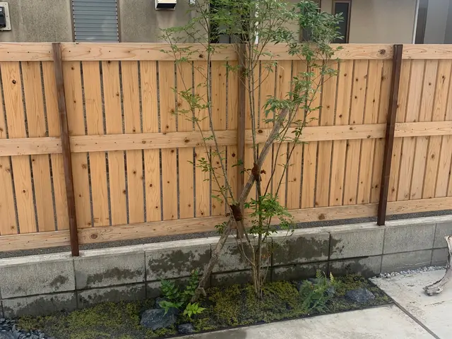 植木の植えつけ　移植　植栽工事サービスの画像