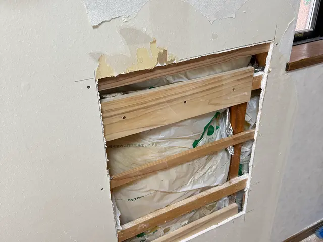 通販メーカー様からの依頼で施工させて頂いています。壁の補強も可能です。高技術低価サービスの画像
