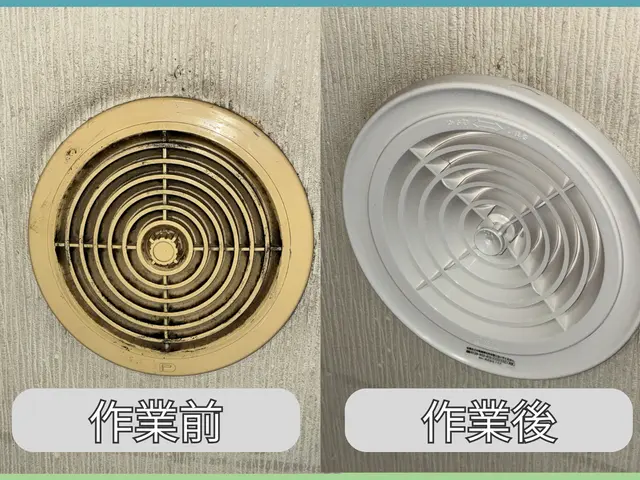 換気ダクト清掃のプロが行います。綺麗な空気をあなたのお部屋に届かせます。サービスの画像