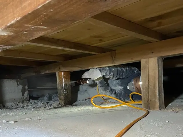 【安心の5年保証】施工保証書付き、シロアリ駆除・予防お任せ下さい☆損害保険加入！サービスの画像