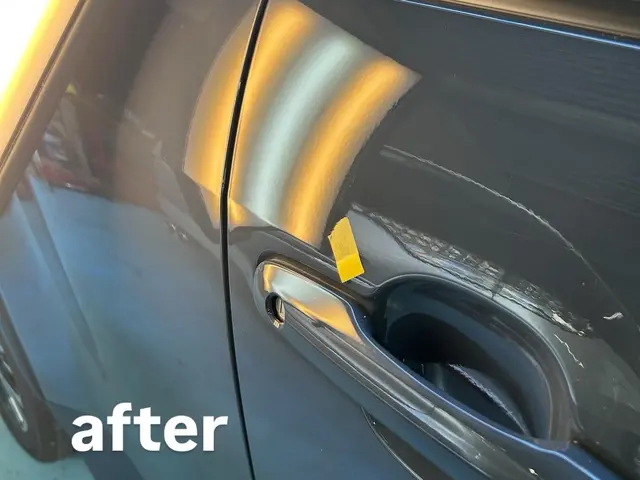 魔法のように愛車の凹みを修復！時間外エリア外も相談可！自社スタッフによる丁寧作業サービスの画像