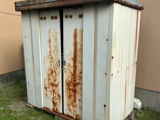 物置解体、撤去、物置内の物も同時回収可能！どんな状態でもお気軽にご相談ください♪サービスの画像