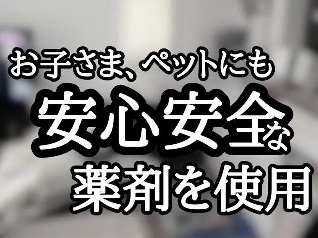 《24時間対応》お値段以上の価値！その他不快害虫もついでに駆除します！サービスの画像