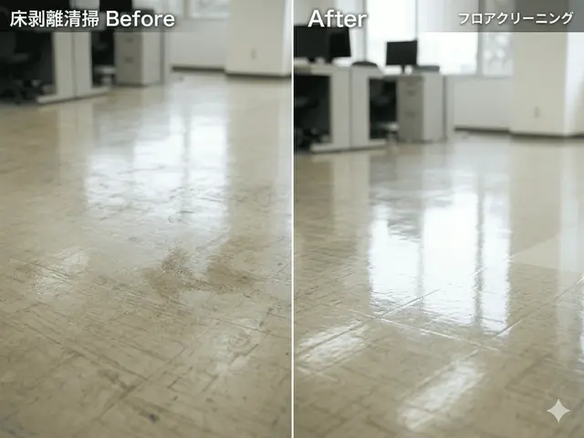 【夜間・24時間OK】店舗・オフィス・ご自宅の床をピカピカに！急なご依頼も相談可サービスの画像
