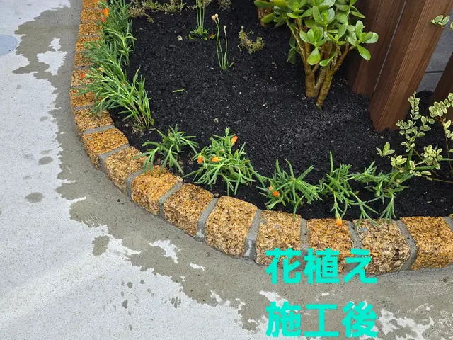 土壌改良しっかりおこない、綺麗なグラデーションサービスの画像