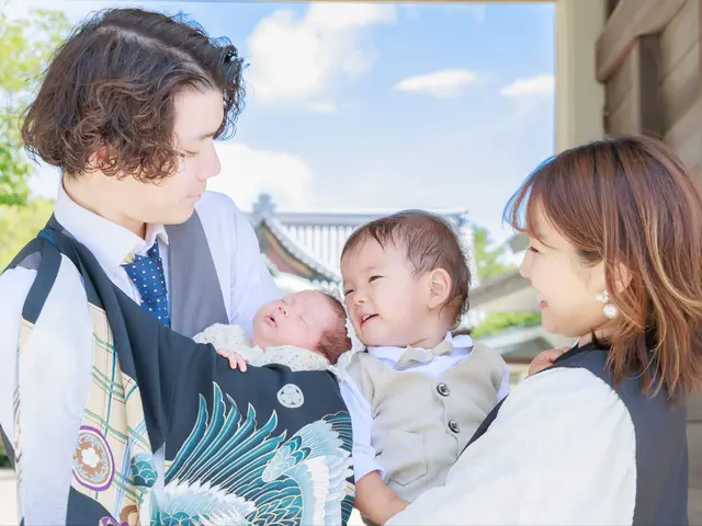 夫婦で撮影！お宮参りサービスの画像