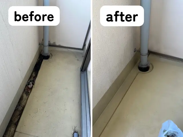 ★初掲載★ベランダクリーニング！女性スタッフもいます♪サービスの画像