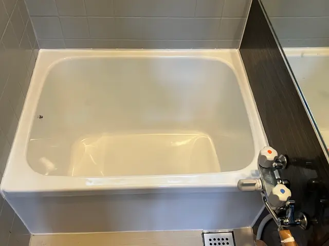 気になる色、汚れもピカピカ　浴槽塗装サービスの画像
